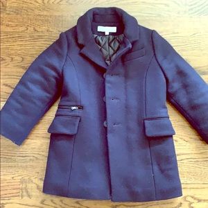 Designer kids wool p-coat